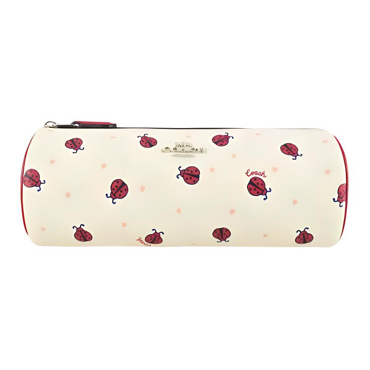 Косметичка из ПВХ с принтом "Трубы" женская белая COACH
Косметичка из ПВХ с принтом "Трубы" женская белая COACH