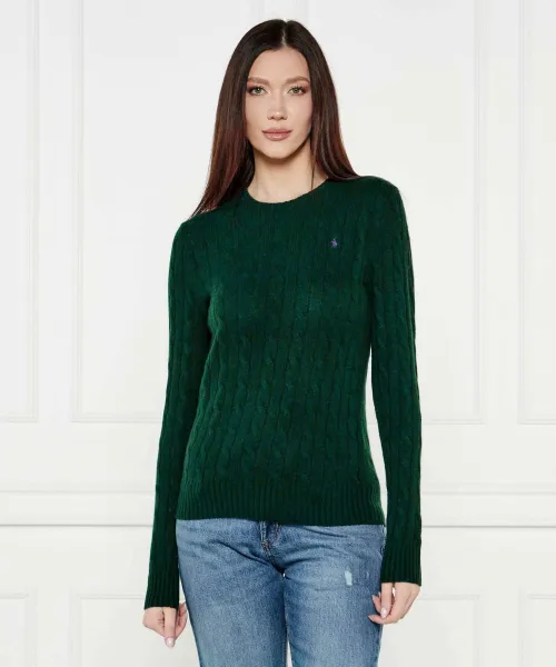 Шерстяной свитер Джулианны Slim fit Polo Ralph Lauren, зеленый 
Шерстяной свитер Джулианны Slim fit Polo Ralph Lauren, зеленый