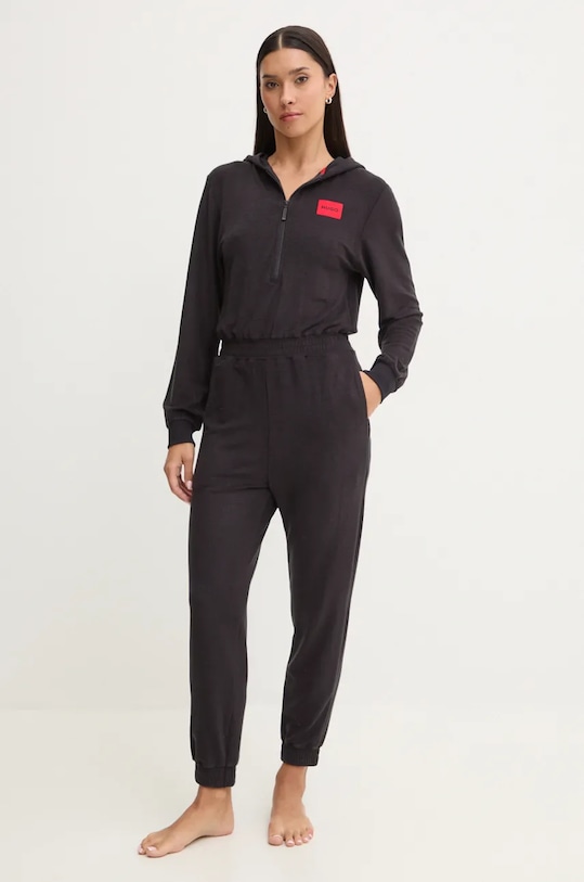 Пижамный комбинезон Hugo, черный 
Пижамный комбинезон Hugo, черный