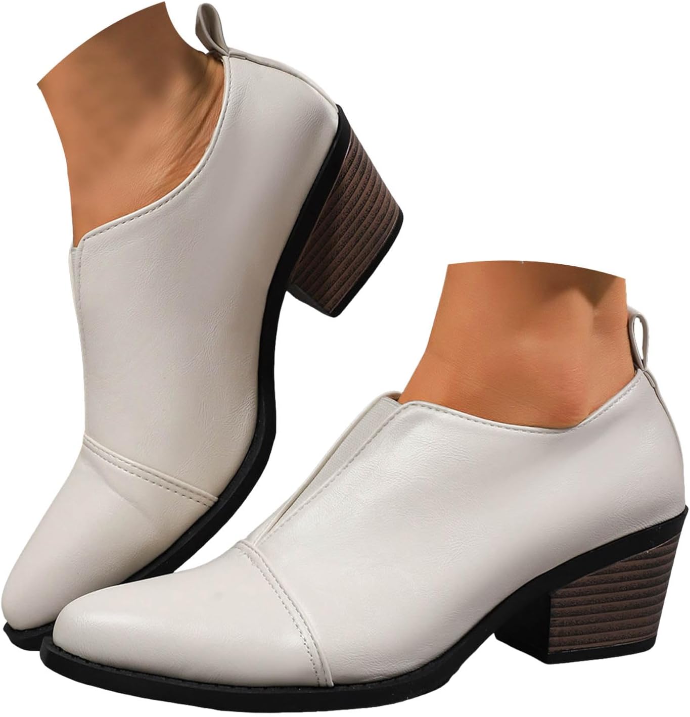 Женские ковбойские ботинки в западном стиле с круглым носком и массивным каблуком Hbeylia, серебро
Женские ковбойские ботинки в западном стиле с круглым носком и массивным каблуком Hbeylia, серебро