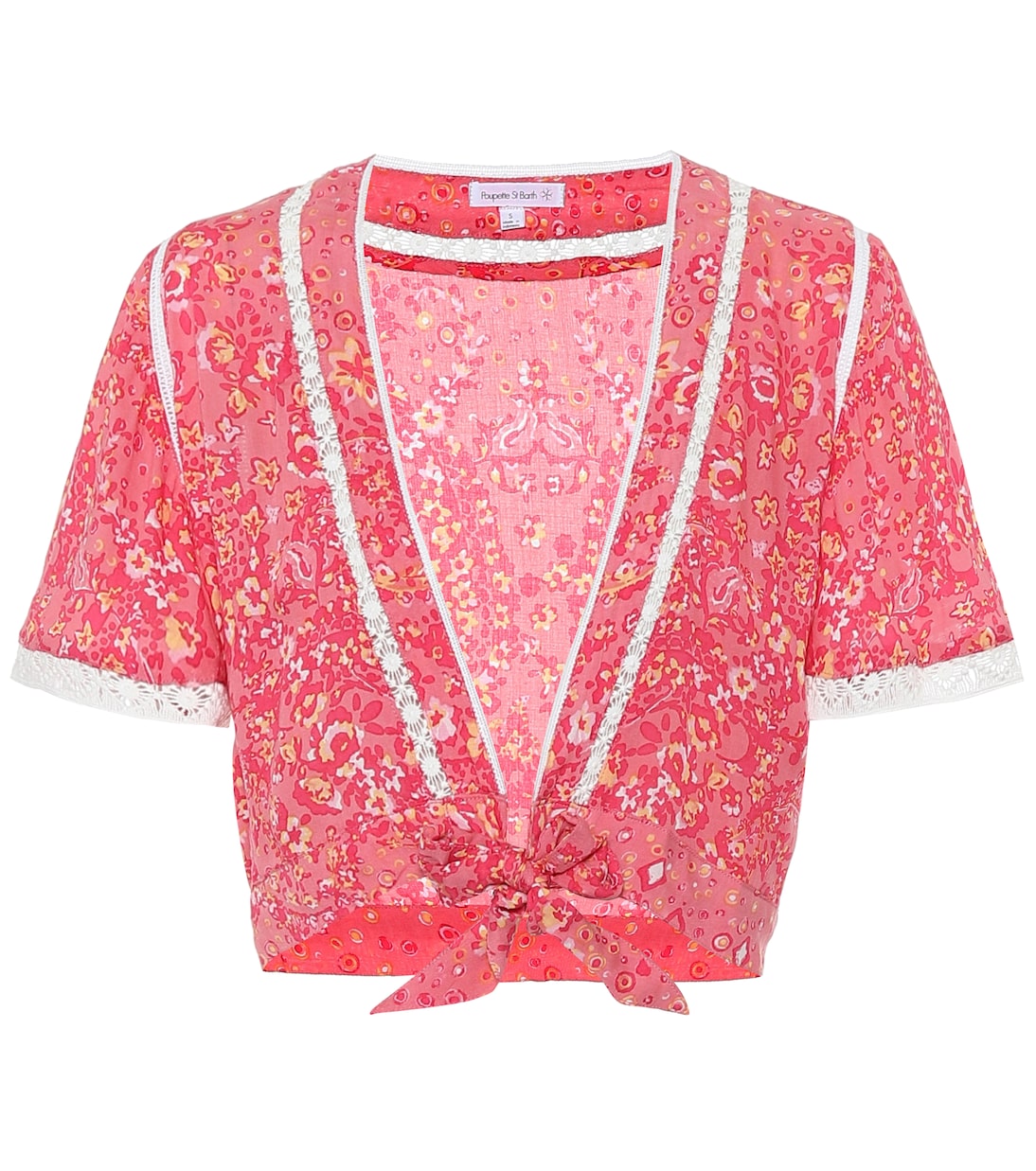 Укороченный топ с принтом пейсли Jena Poupette St Barth, Pink Paisley
Укороченный топ с принтом пейсли Jena Poupette St Barth, Pink Paisley