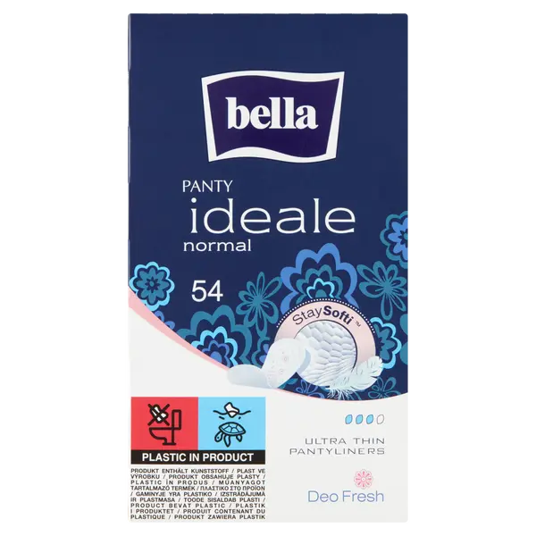 Гигиенические прокладки, 54 шт./1 упаковка. Bella Ideale panty regular
Гигиенические прокладки, 54 шт./1 упаковка. Bella Ideale panty regular