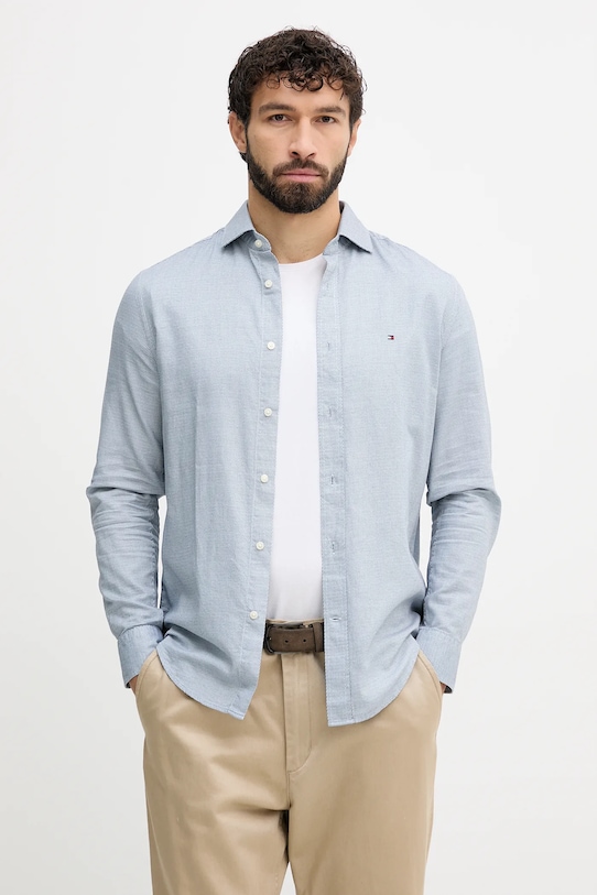 Хлопковая рубашка Tommy Hilfiger, темно-синий
Хлопковая рубашка Tommy Hilfiger, темно-синий