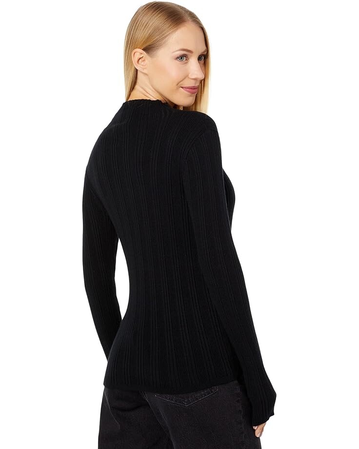 Свитер Madewell Leaton Mockneck Pullover Sweater, реальный черный 
Свитер Madewell Leaton Mockneck Pullover Sweater, реальный черный