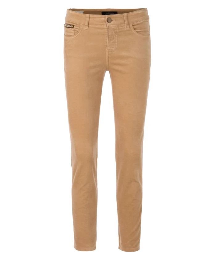 Узкие брюки с низкой посадкой от Silvi Marc Cain, бежевый
Узкие брюки с низкой посадкой от Silvi Marc Cain, бежевый