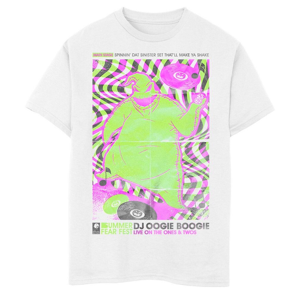 Футболка Disney's «Кошмар перед Рождеством» для мальчиков Dj Oogie Boogie Licensed Character, белый
Футболка Disney's «Кошмар перед Рождеством» для мальчиков Dj Oogie Boogie Licensed Character, белый