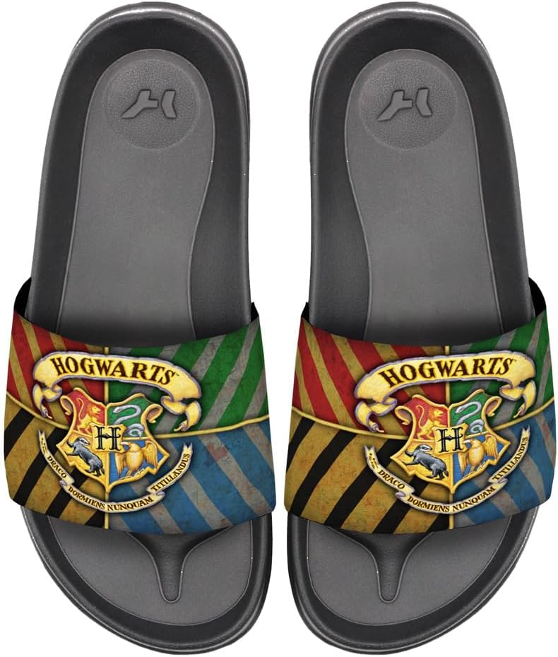 Сандалии-шлепанцы Popfunk Harry Potter Hogwarts Crest унисекс для взрослых, официально лицензированные Hypd Slydr Switch, черный
Сандалии-шлепанцы Popfunk Harry Potter Hogwarts Crest унисекс для взрослых, официально лицензированные Hypd Slydr Switch, черный