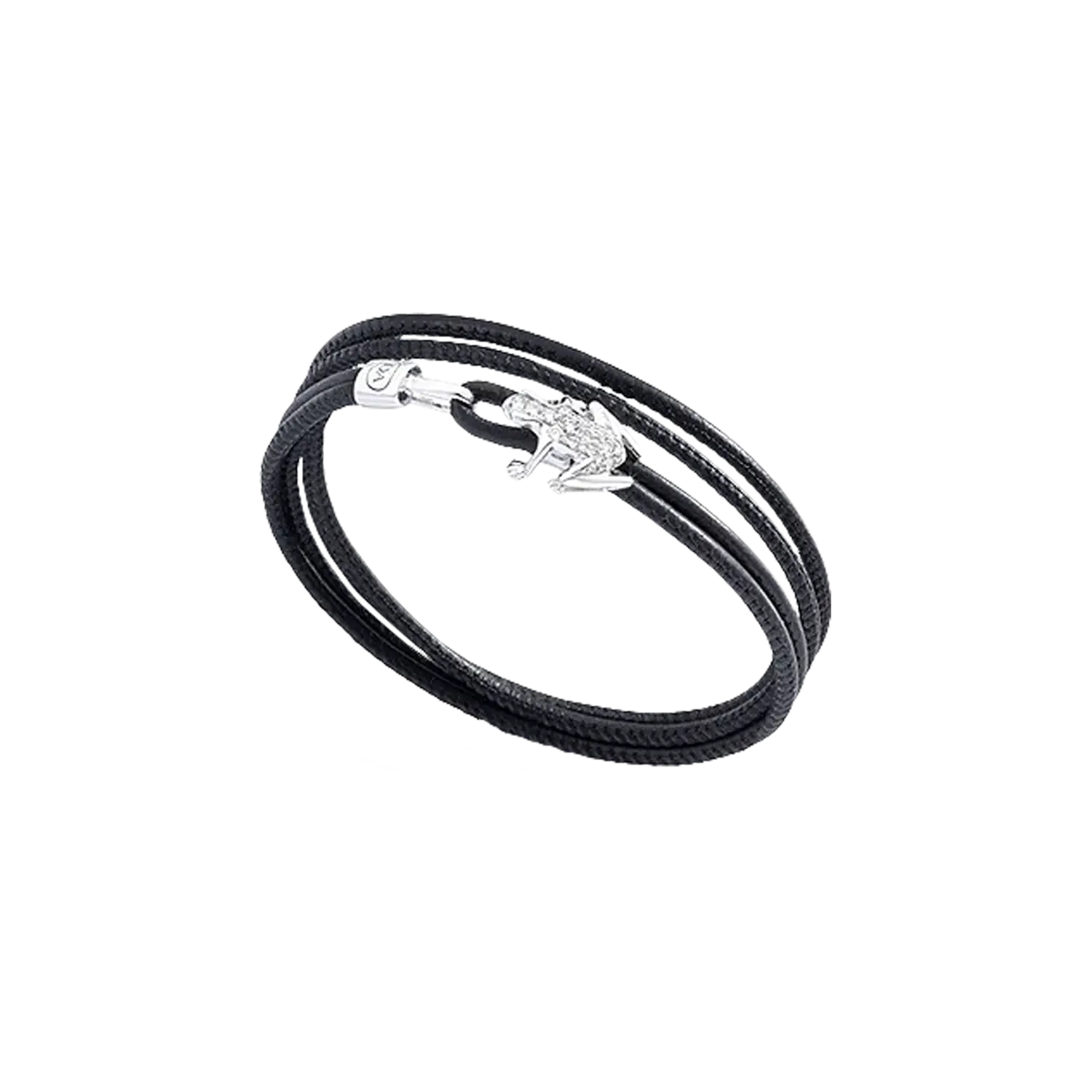 Браслет Dada Arrigoni Happy frog из черной кожи и белого золота с бриллиантами
Браслет Dada Arrigoni Happy frog из черной кожи и белого золота с бриллиантами