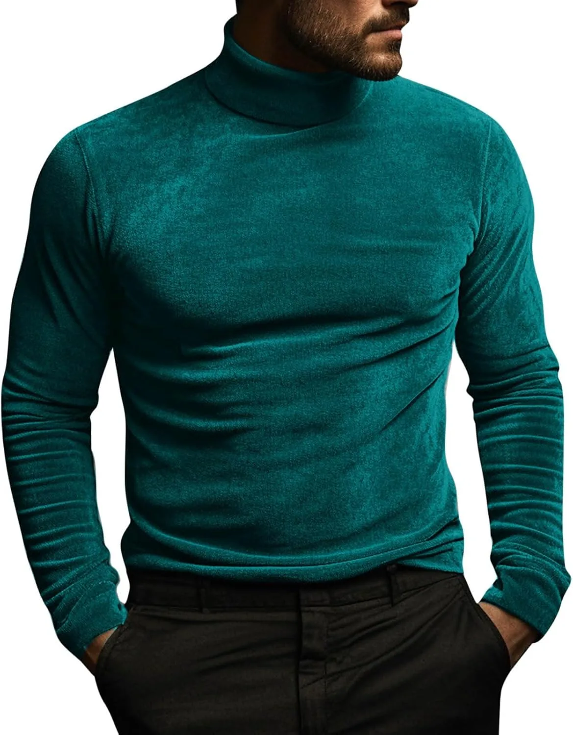 Мужская водолазка из вельвета
Мужская водолазка из вельвета