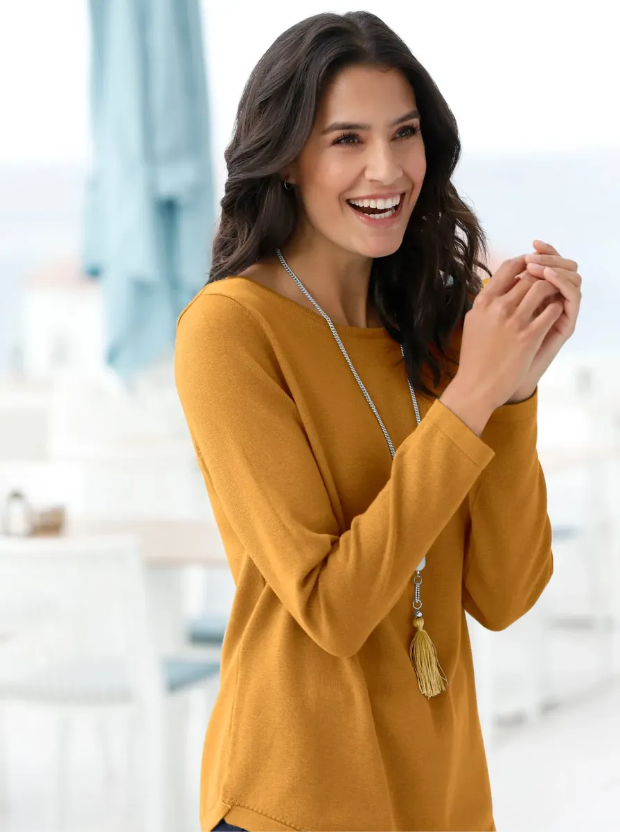 Вдохновение свитер с круглым вырезом "Пуловер" Inspirationen, цвет Curry
Вдохновение свитер с круглым вырезом "Пуловер" Inspirationen, цвет Curry