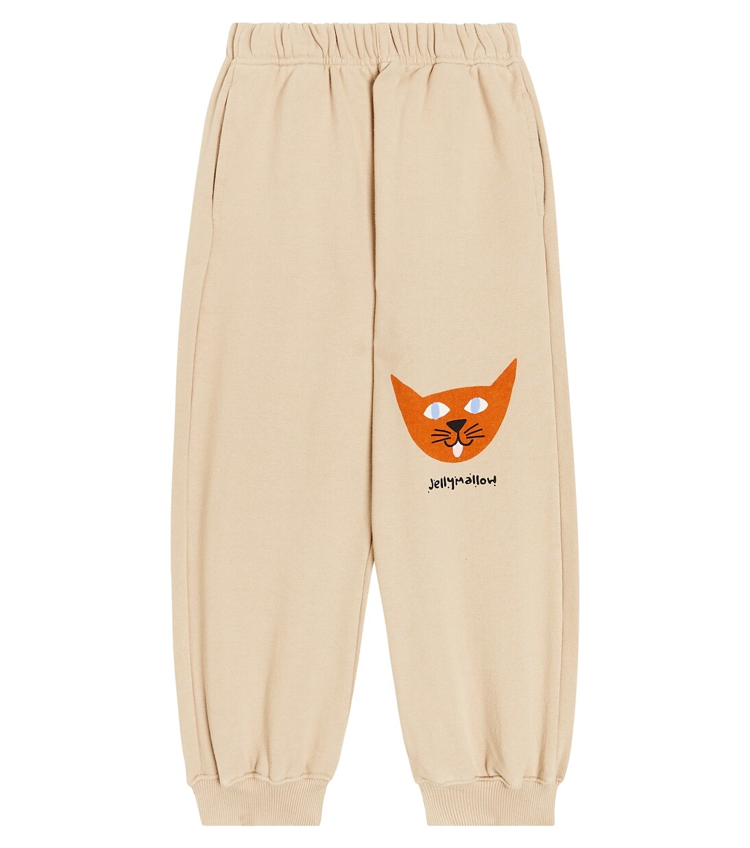 Спортивные брюки из хлопкового джерси с принтом Jellymallow, бежевый
Спортивные брюки из хлопкового джерси с принтом Jellymallow, бежевый