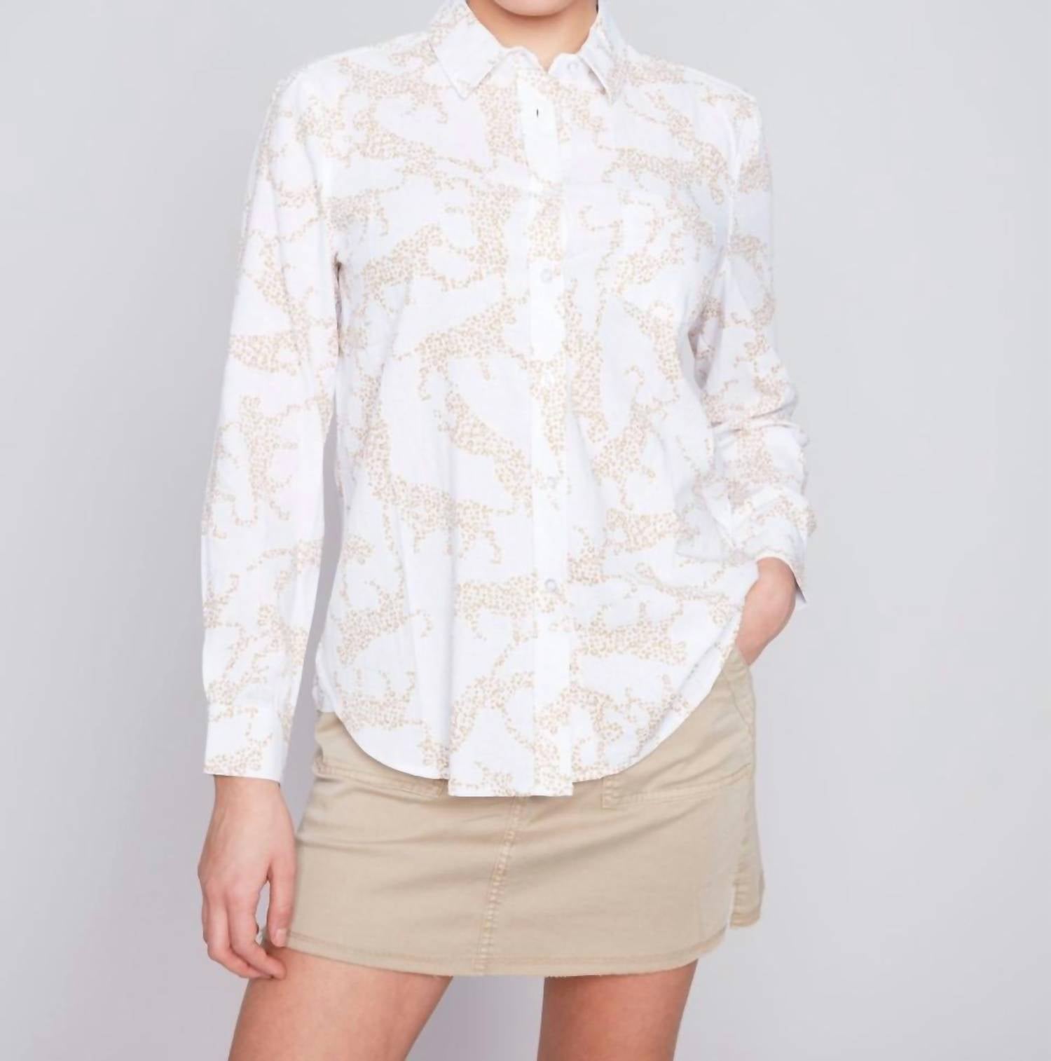 Дайте волю своей дикой стороне топ с животным принтом CHARLIE B, Animal
Дайте волю своей дикой стороне топ с животным принтом CHARLIE B, Animal