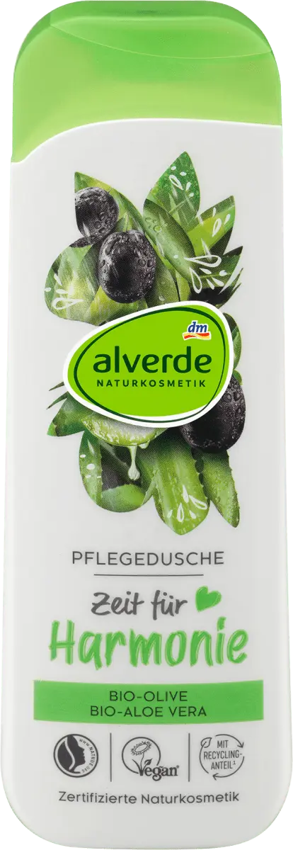 Гель для душа Time for Harmony Organic Olive Organic Aloe Vera 250 мл alverde NATURKOSMETIK 
Гель для душа Time for Harmony Organic Olive Organic Aloe Vera 250 мл alverde NATURKOSMETIK