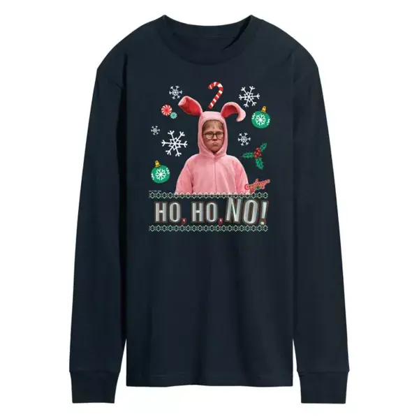 Мужская футболка с длинным рукавом "Розовый зайчик" из "Рождественской истории" Licensed Character, синий
Мужская футболка с длинным рукавом "Розовый зайчик" из "Рождественской истории" Licensed Character, синий