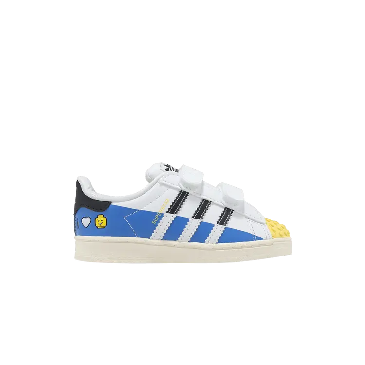 Кроссовки LEGO x Superstar CF I 'White Blue Yellow', синий
Кроссовки LEGO x Superstar CF I 'White Blue Yellow', синий