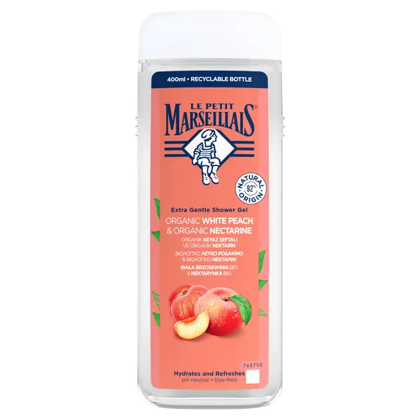 Гель для душа белый персик органический и нектарин органический, 400 мл Le Petit Marseillais Bio
Гель для душа белый персик органический и нектарин органический, 400 мл Le Petit Marseillais Bio