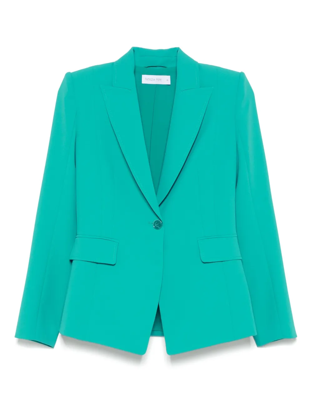 Однобортный блейзер Patrizia Pepe, зеленый
Однобортный блейзер Patrizia Pepe, зеленый