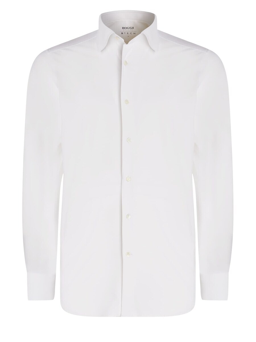 Рубашка узкого кроя на пуговицах Boggi Milano, белый
Рубашка узкого кроя на пуговицах Boggi Milano, белый