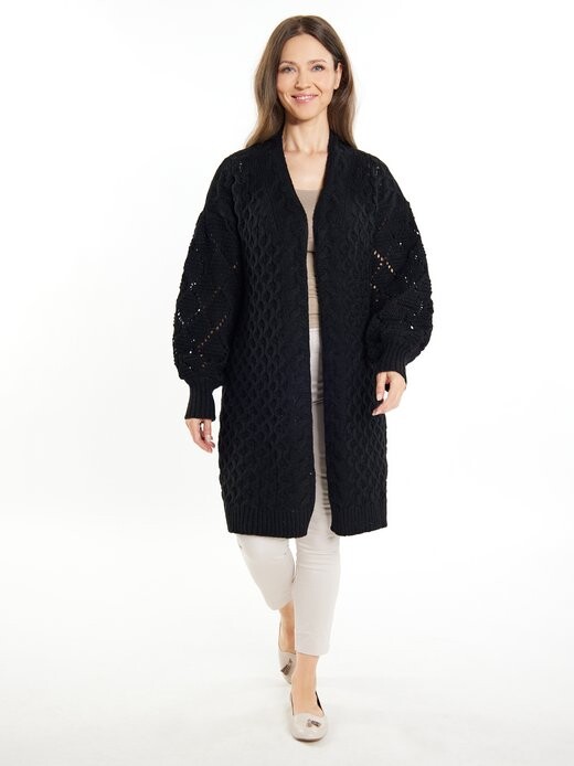 Вязаный кардиган Usha, черный
Вязаный кардиган Usha, черный