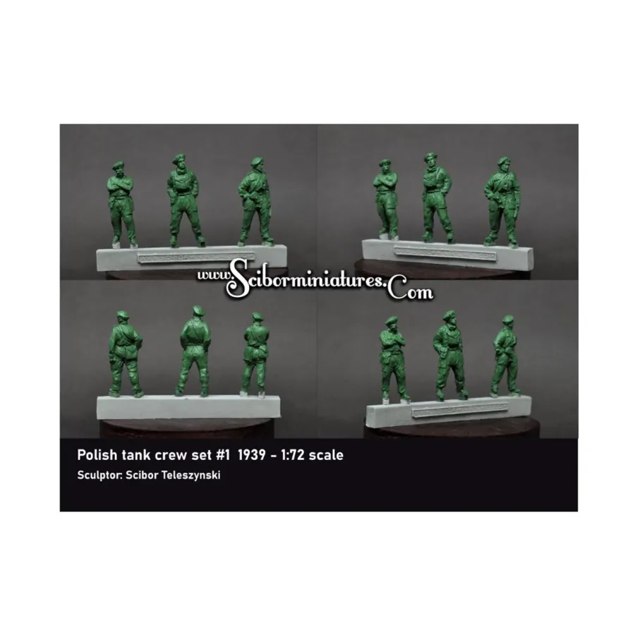 Комплект «Польский танковый экипаж» №1 — 1939 г., Historical Miniatures - Polish (1:72) (Scibor Monstrous Miniatures)
Комплект «Польский танковый экипаж» №1 — 1939 г., Historical Miniatures - Polish (1:72) (Scibor Monstrous Miniatures)