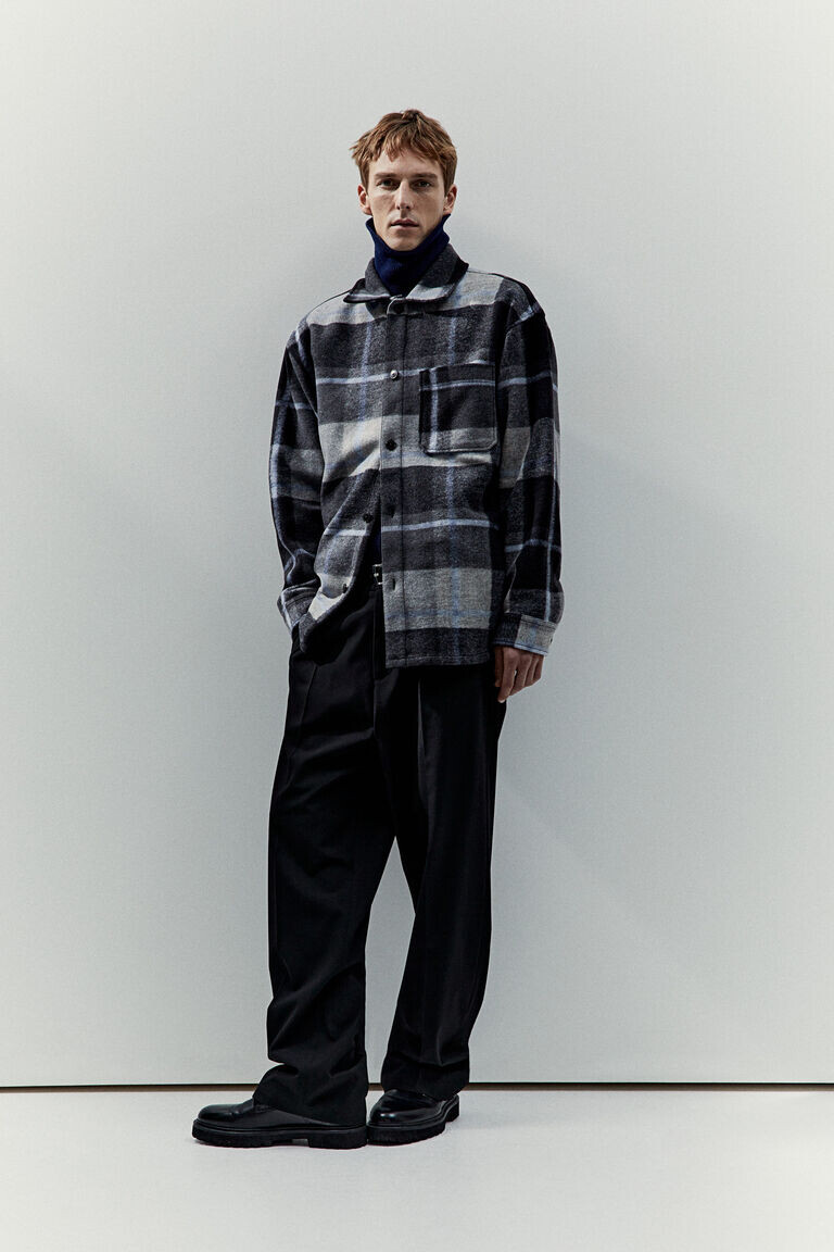 Верхняя рубашка свободного кроя H&M, серый
Верхняя рубашка свободного кроя H&M, серый