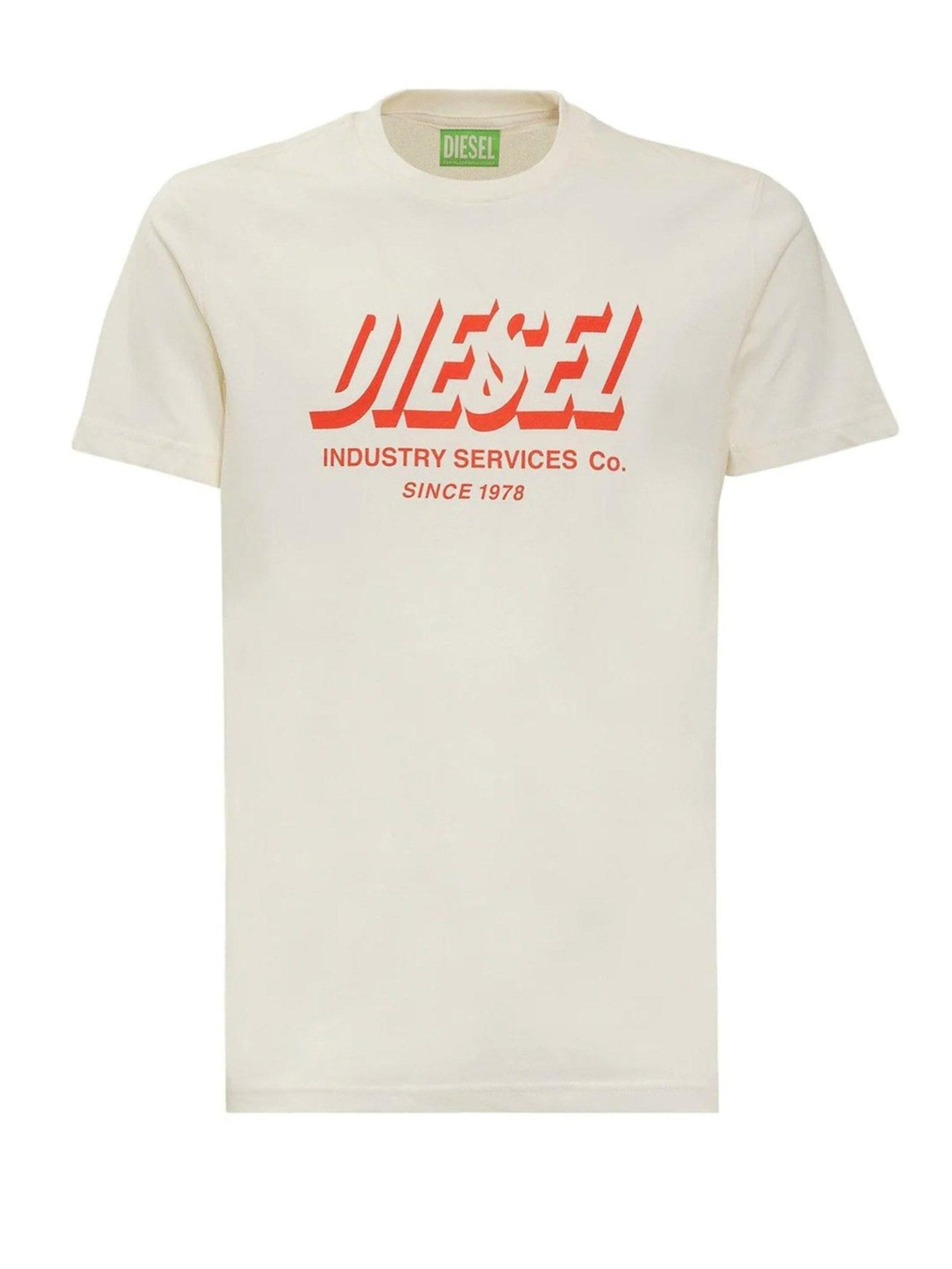 DIESEL Футболка 'T-DIEGOS-A5' в цвете Cream
DIESEL Футболка 'T-DIEGOS-A5' в цвете Cream