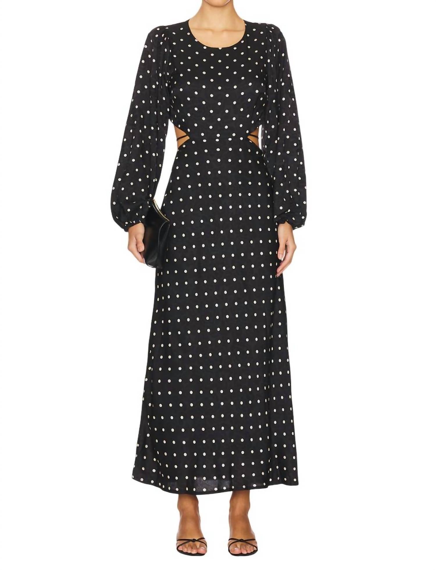 Платье-миди Quinn в черном кремовом цвете ASTR
Платье-миди Quinn в черном кремовом цвете ASTR