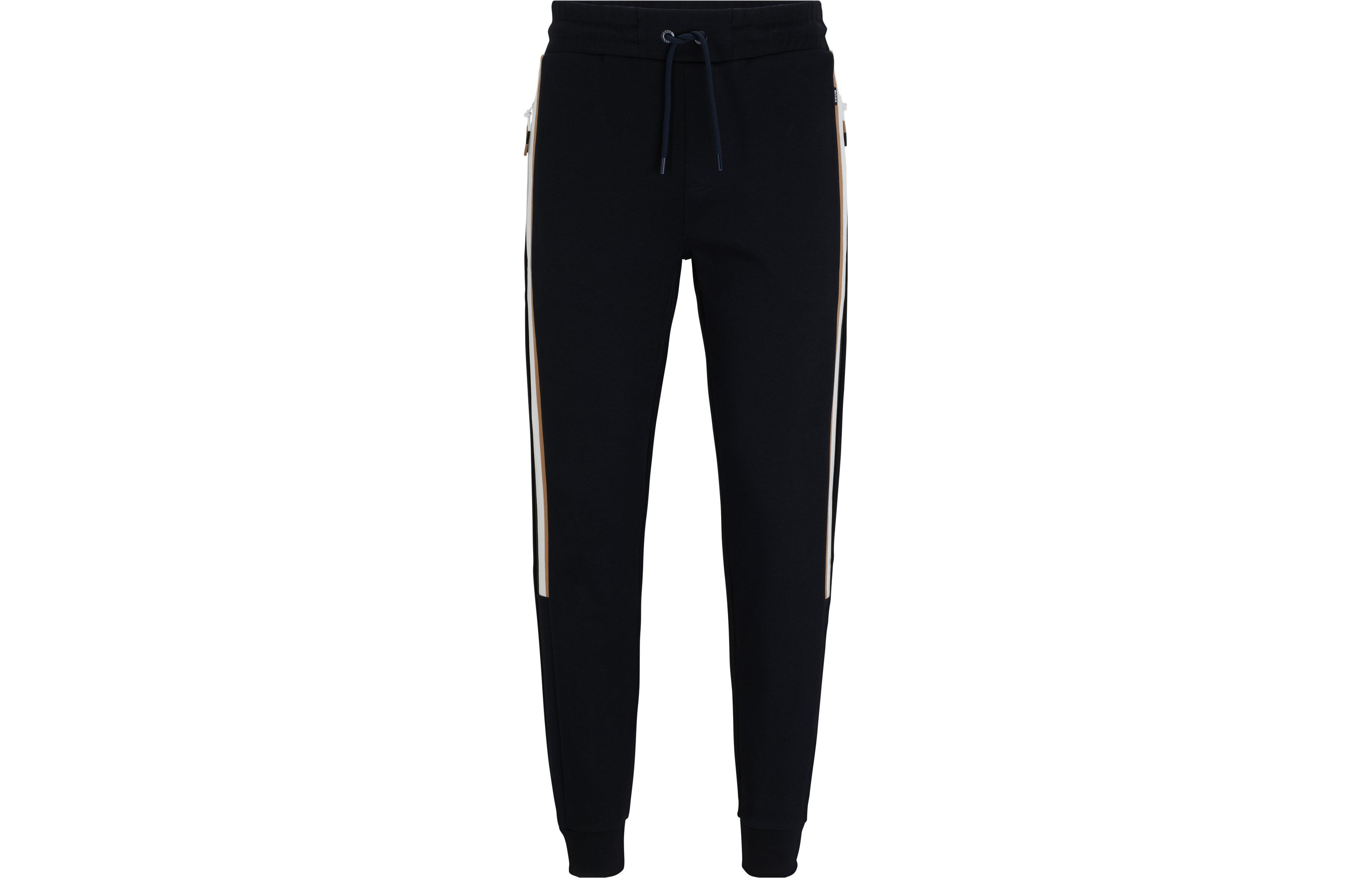 Трикотажные спортивные брюки мужские Marine Blue HUGO BOSS
Трикотажные спортивные брюки мужские Marine Blue HUGO BOSS