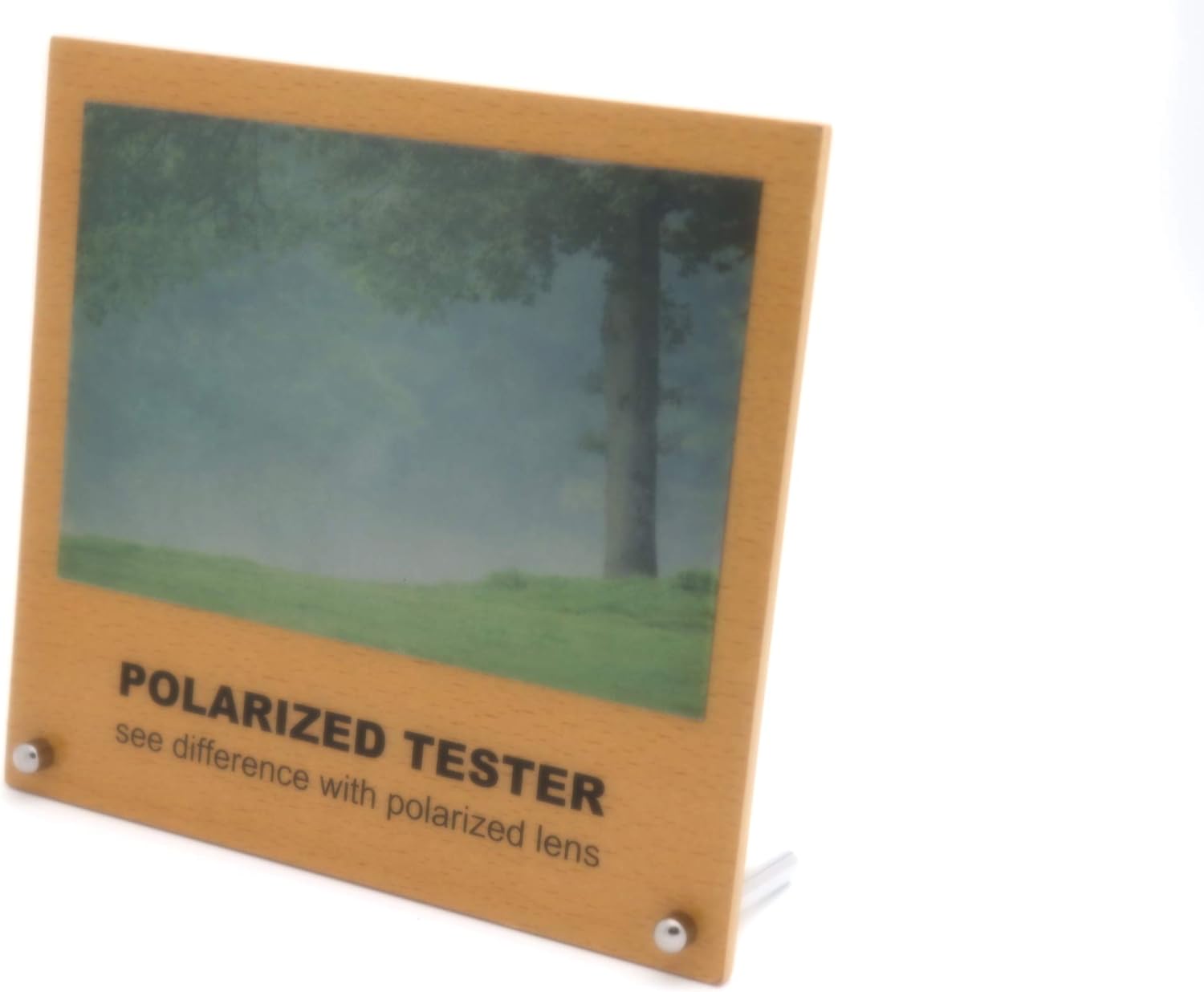 Тестер поляризации. Проверьте свои солнцезащитные очки с поляризованными линзами 5,5"x6,5" (черный, с имитацией натурального дерева/цвета оленя PL/WDP) COLOR VIPER, Black
Тестер поляризации. Проверьте свои солнцезащитные очки с поляризованными линзами 5,5"x6,5" (черный, с имитацией натурального дерева/цвета оленя PL/WDP) COLOR VIPER, Black