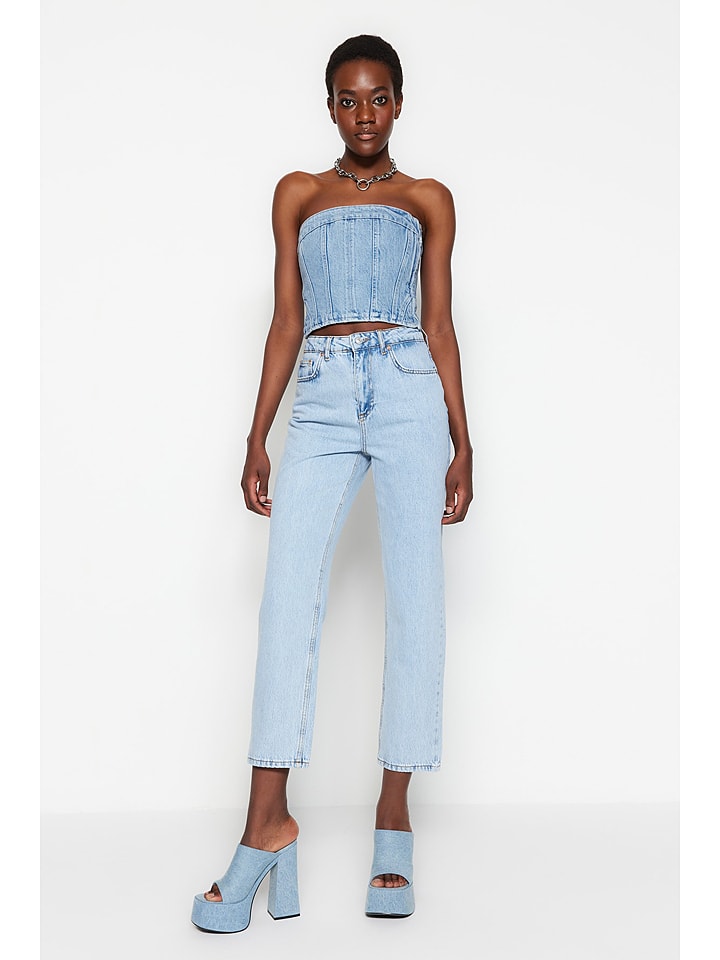 Джинсы trendyol, светло-синий
Джинсы trendyol, светло-синий