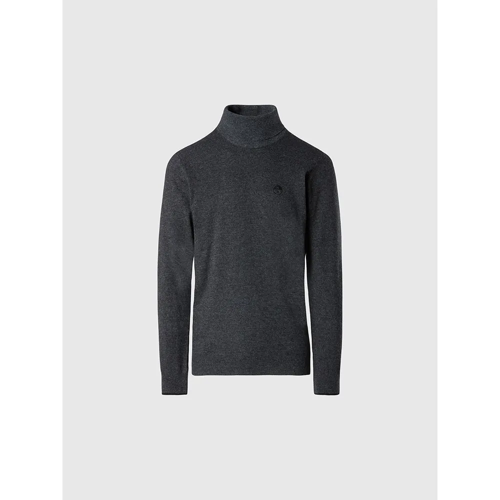 Свитер North Sails 12Gg high neck, серый 
Свитер North Sails 12Gg high neck, серый