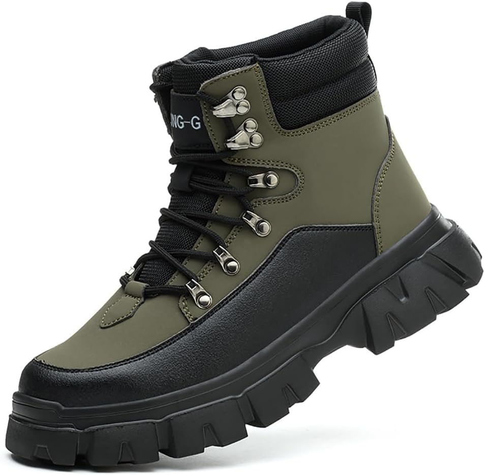 Ботинки lmprock унисекс с защитным стальным носком, антипрокольной мягкой подошвой, противоскользящие, удобные, для строительства, зеленый
Ботинки lmprock унисекс с защитным стальным носком, антипрокольной мягкой подошвой, противоскользящие, удобные, для строительства, зеленый