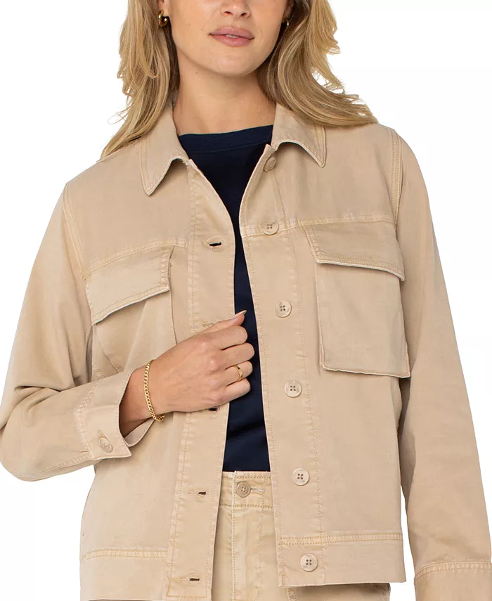 Женская куртка-карго из твила Liverpool Los Angeles, коричневый
Женская куртка-карго из твила Liverpool Los Angeles, коричневый