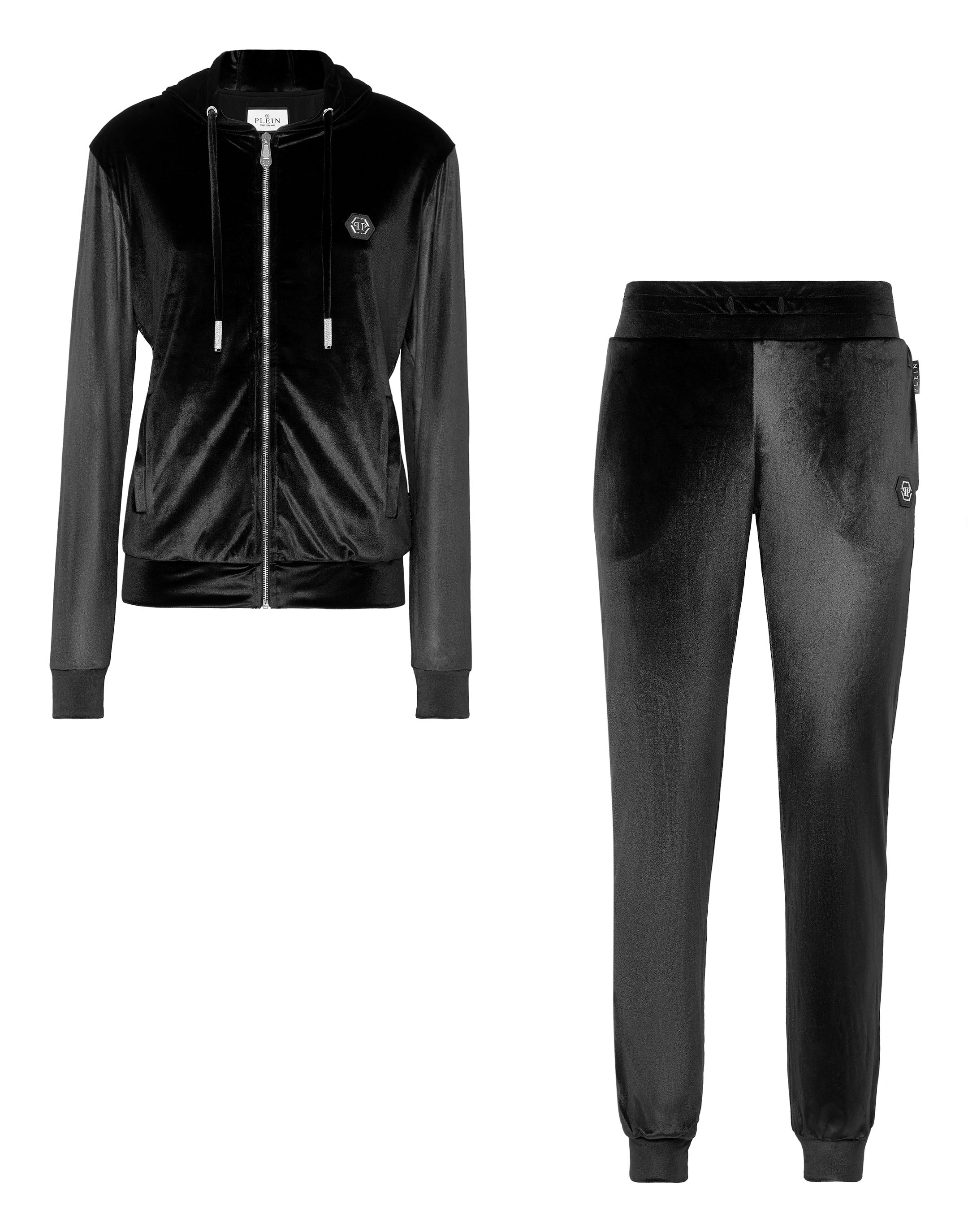 Спортивный костюм Velvet Jogging: верх/брюки со стразами Skull PHILIPP PLEIN, черный
Спортивный костюм Velvet Jogging: верх/брюки со стразами Skull PHILIPP PLEIN, черный