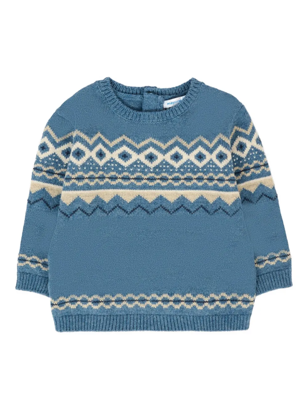 Свитер с круглым вырезом Mayoral, синий
Свитер с круглым вырезом Mayoral, синий