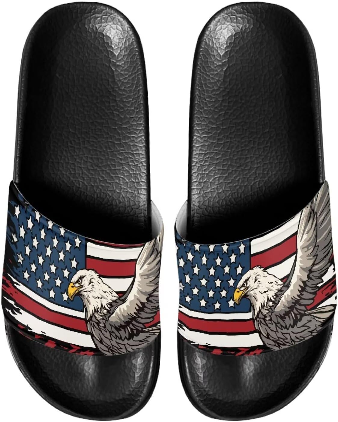 Мужские шлепанцы, плоские тапочки, нескользящие, быстросохнущие, мягкие, легкие, для душа Jrysaedy, American Flag Eagle
Мужские шлепанцы, плоские тапочки, нескользящие, быстросохнущие, мягкие, легкие, для душа Jrysaedy, American Flag Eagle