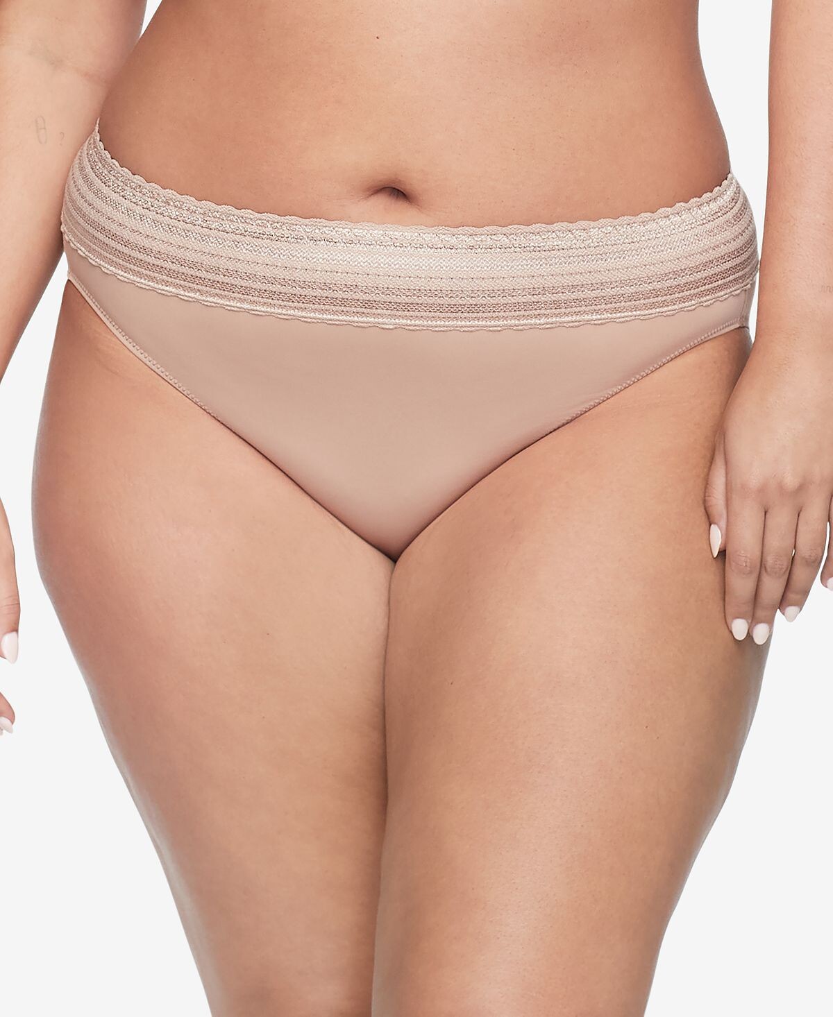 Warners No Pinching No Issues Комфортная талия с кружевом из микрофибры Hi-Cut 5109 Warner's 
Warners No Pinching No Issues Комфортная талия с кружевом из микрофибры Hi-Cut 5109 Warner's
