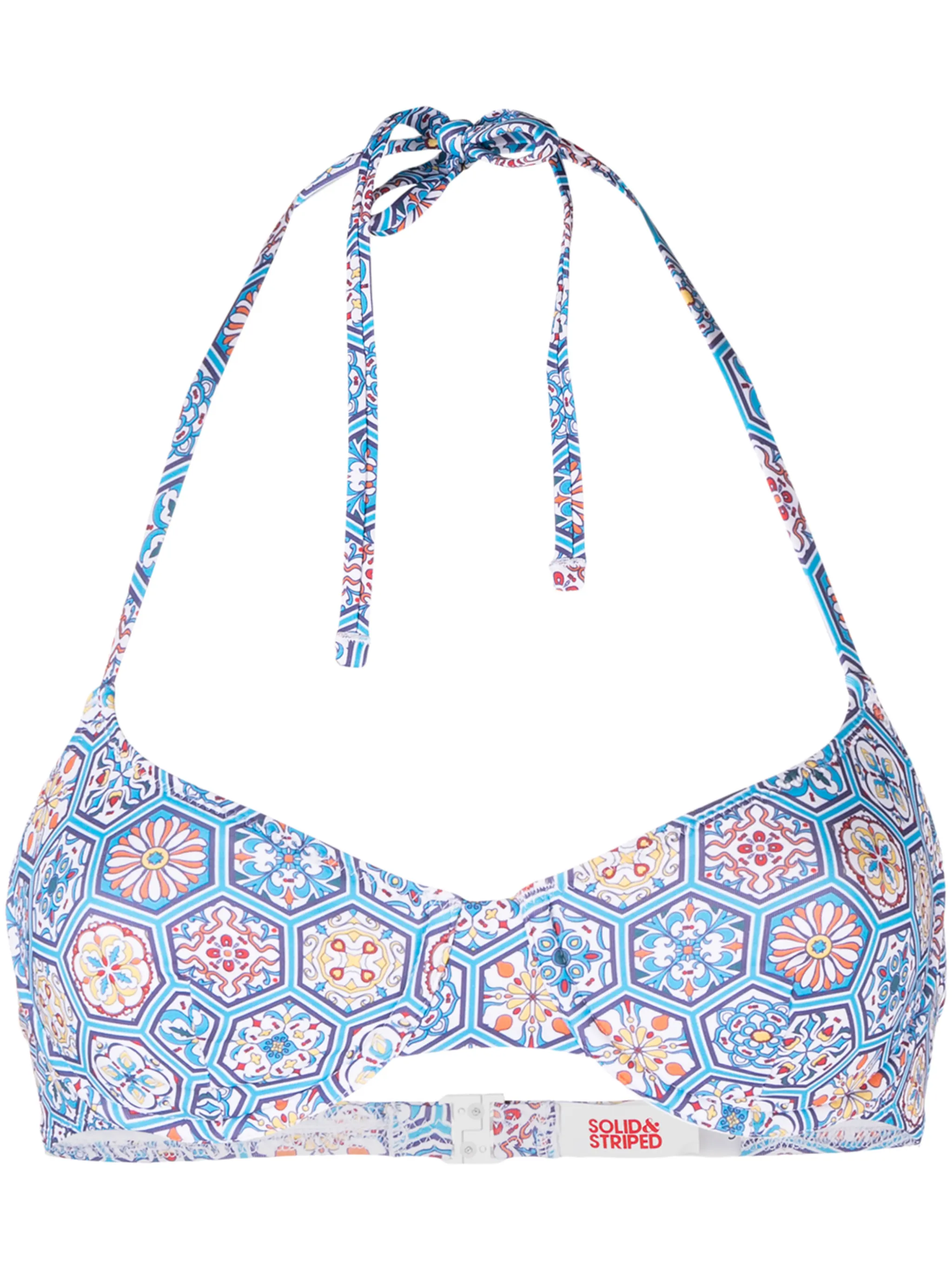 Лиф бикини Ginger с геометричным принтом Solid & Striped, синий
Лиф бикини Ginger с геометричным принтом Solid & Striped, синий
