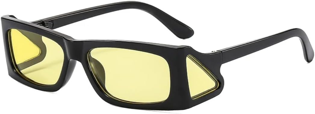 Модные уникальные маленькие солнцезащитные очки для женщин в стиле ретро с прозрачными линзами цвета океана, модные панк-солнцезащитные очки с защитой от УФ-излучения UV400 для мужчин UUPTTPL, Black Yellow
Модные уникальные маленькие солнцезащитные очки для женщин в стиле ретро с прозрачными линзами цвета океана, модные панк-солнцезащитные очки с защитой от УФ-излучения UV400 для мужчин UUPTTPL, Black Yellow