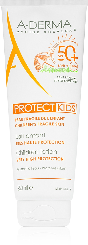 Детский лосьон Protect kids, солнцезащитный лосьон для детей, SPF 50+ A-Derma, 250 мл
Детский лосьон Protect kids, солнцезащитный лосьон для детей, SPF 50+ A-Derma, 250 мл