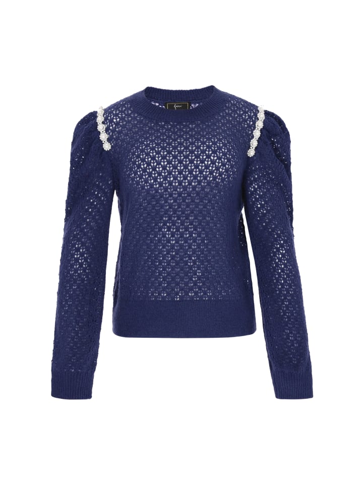 Faina Женский свитер темно-синего цвета
Faina Женский свитер темно-синего цвета