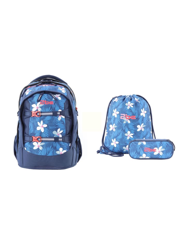 2Be Набор из 3 школьных рюкзаков синего цвета
2Be Набор из 3 школьных рюкзаков синего цвета