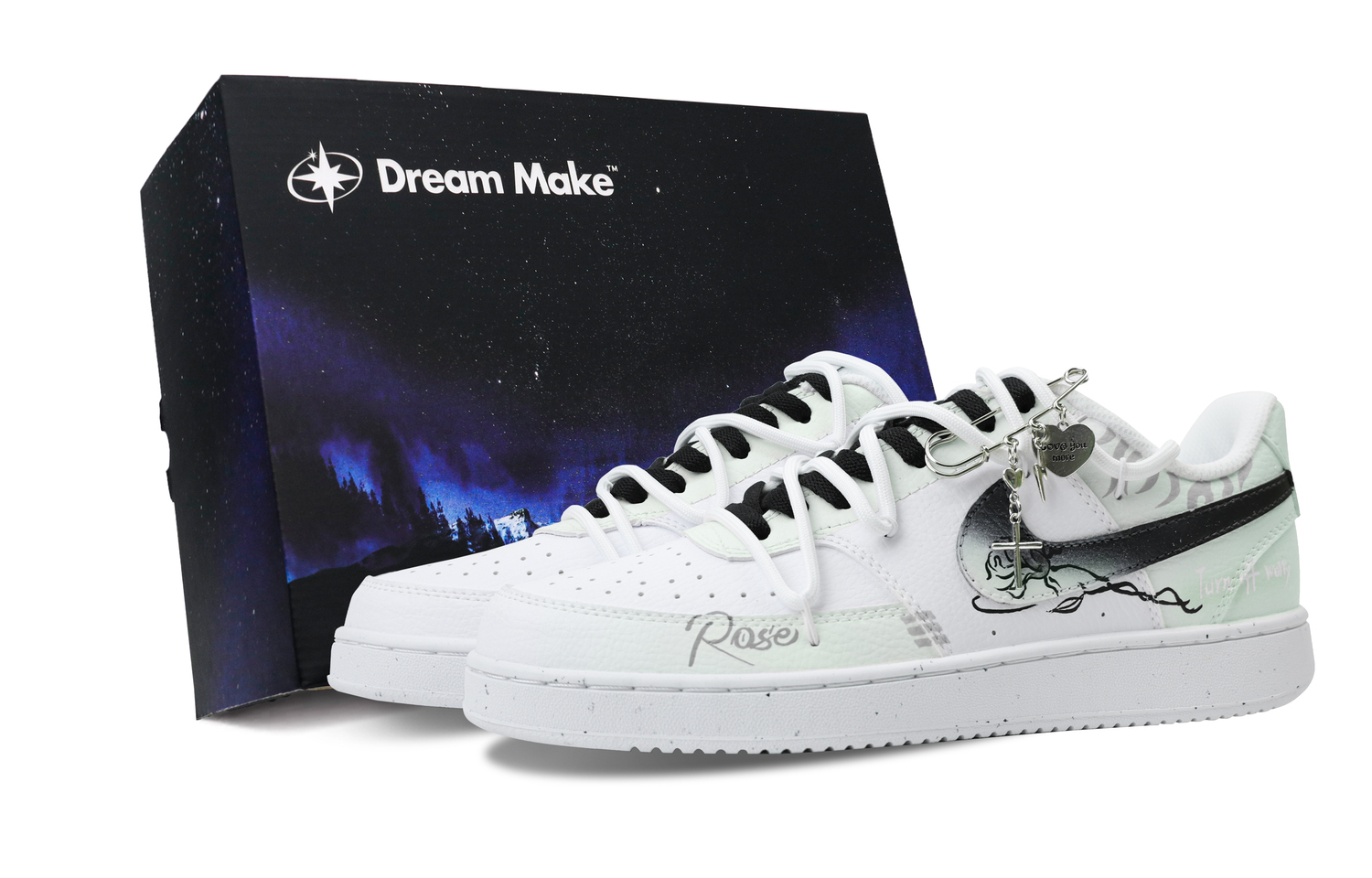 Nike Кроссовки для скейтбординга Court Vision 1 противоскользящие износостойкие низкие мужские черно-белые голубые, цвет Black and White Cyan
Nike Кроссовки для скейтбординга Court Vision 1 противоскользящие износостойкие низкие мужские черно-белые голубые, цвет Black and White Cyan