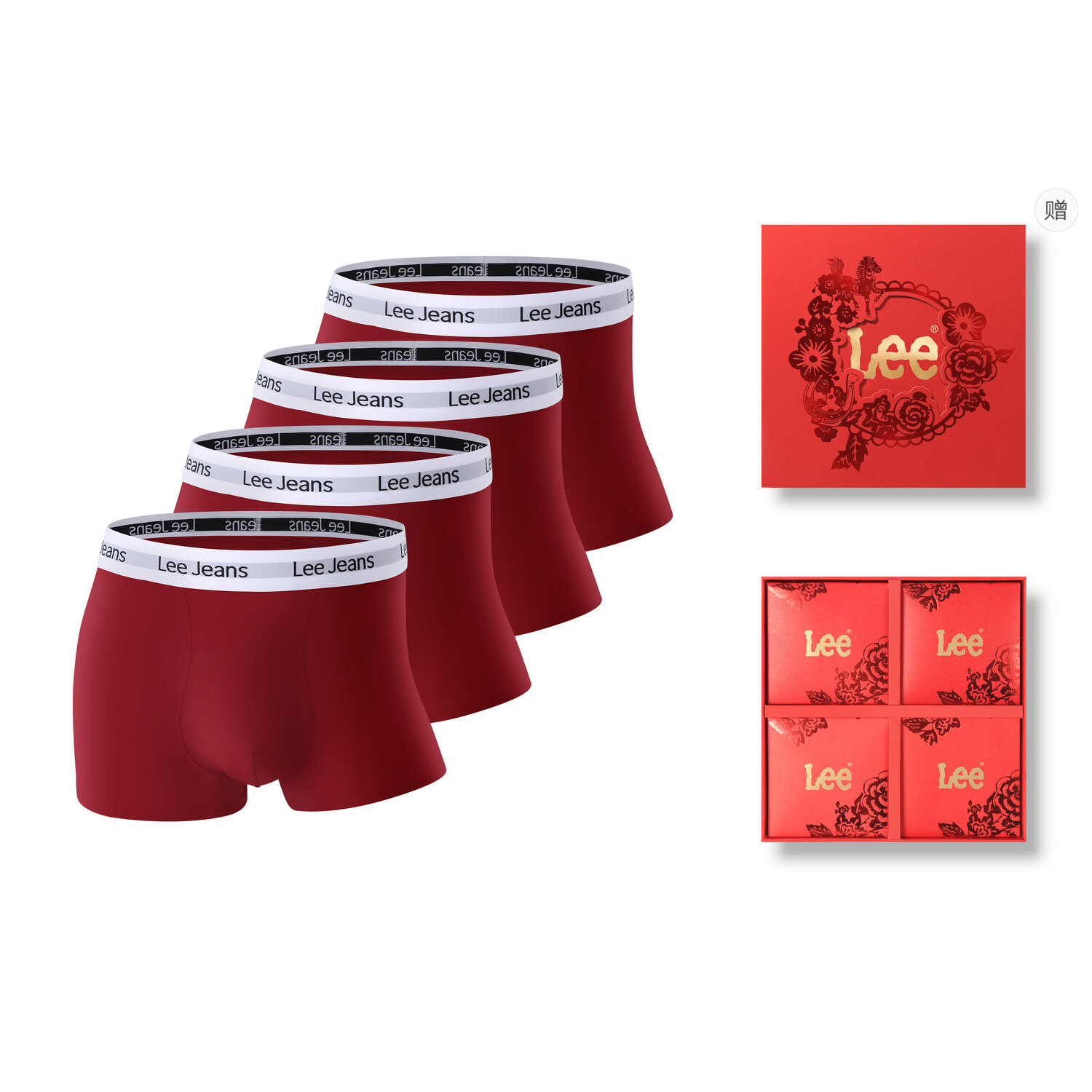 Комплект мужских трусов подарочный набор Lee, Box 4 Pack (красный+красный+красный+красный)
Комплект мужских трусов подарочный набор Lee, Box 4 Pack (красный+красный+красный+красный)