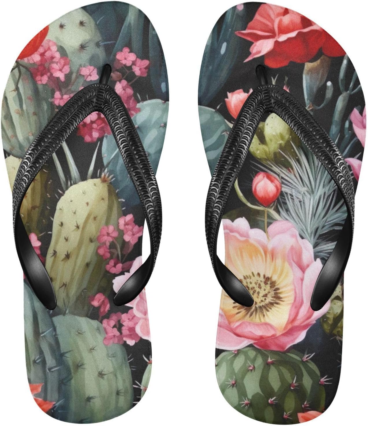 Шлепанцы с цветочным рисунком кактусов, пляжные летние повседневные сандалии для женщин и мужчин, обувь для душа, размер XS Kfbe, Cactus Flowers
Шлепанцы с цветочным рисунком кактусов, пляжные летние повседневные сандалии для женщин и мужчин, обувь для душа, размер XS Kfbe, Cactus Flowers