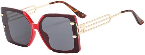 Солнцезащитные очки квадратной формы зеленого цвета 2027 года для женщин и мужчин, с ажурной конструкцией, градиентным переходом цвета и защитой от УФ-излучения UV400 MTZJH, Red Black
Солнцезащитные очки квадратной формы зеленого цвета 2027 года для женщин и мужчин, с ажурной конструкцией, градиентным переходом цвета и защитой от УФ-излучения UV400 MTZJH, Red Black