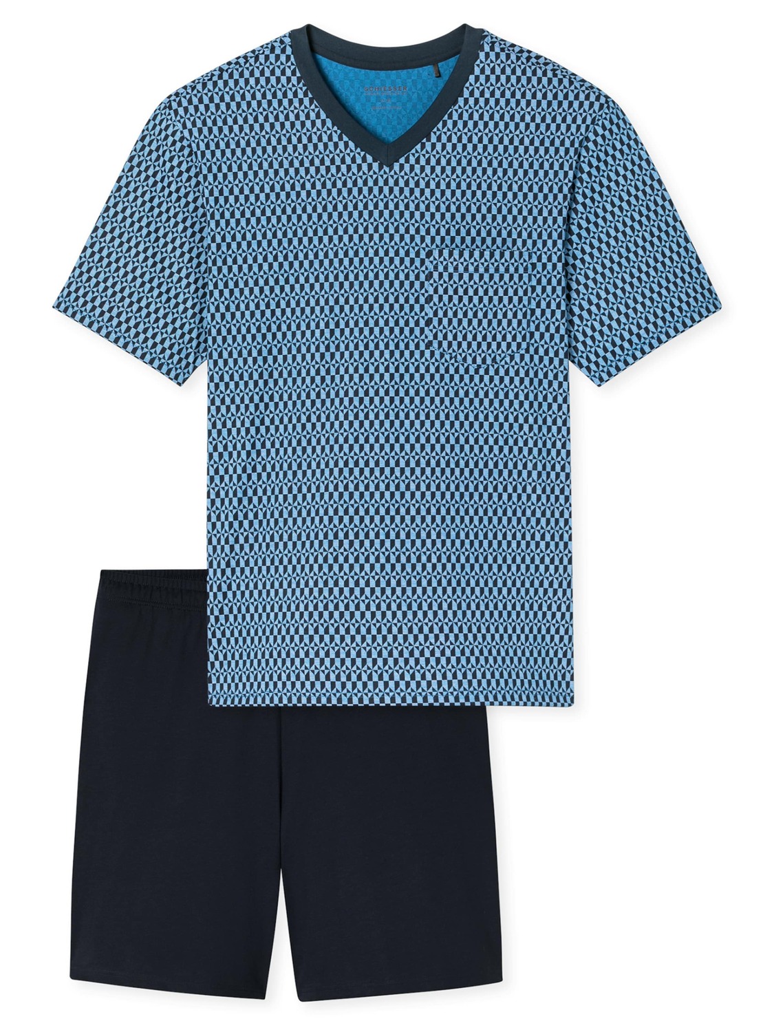 SCHIESSER Короткая пижама 'Comfort Nightwear' в синем цвете, Navy
SCHIESSER Короткая пижама 'Comfort Nightwear' в синем цвете, Navy
