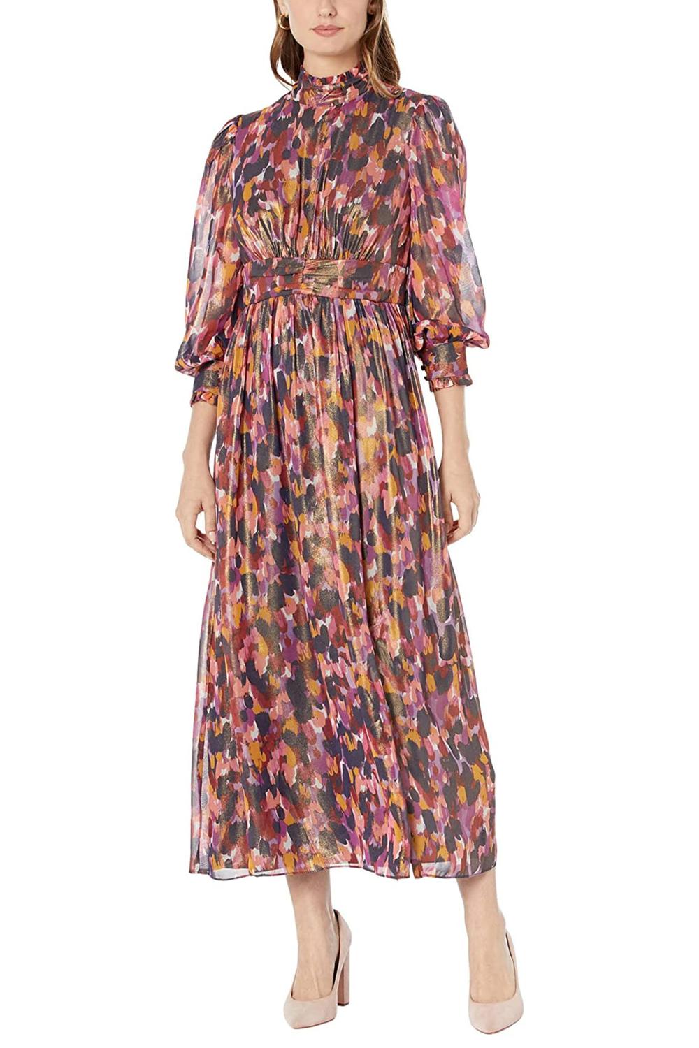 Абстрактный принт Полуприлегающее платье миди в мягком бело-малиновом цвете Donna Morgan
Абстрактный принт Полуприлегающее платье миди в мягком бело-малиновом цвете Donna Morgan