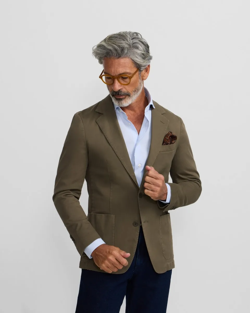 Мужской повседневный пиджак Silbon, хаки
Мужской повседневный пиджак Silbon, хаки