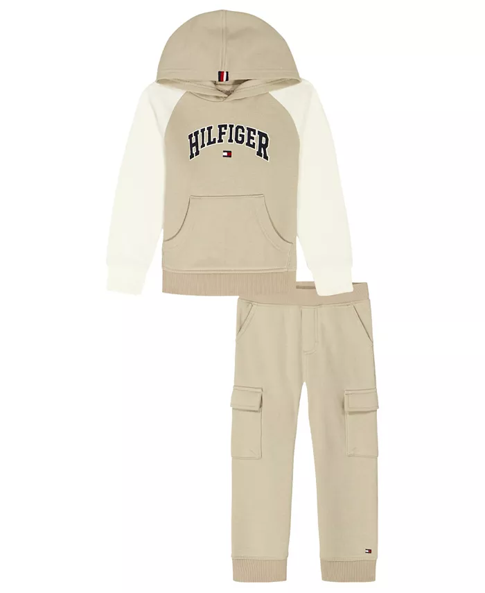 Мальчиковый комплект для малышей 2T-4T: худи и карго-джоггеры 2 предмета Tommy Hilfiger, загар/бежевый
Мальчиковый комплект для малышей 2T-4T: худи и карго-джоггеры 2 предмета Tommy Hilfiger, загар/бежевый